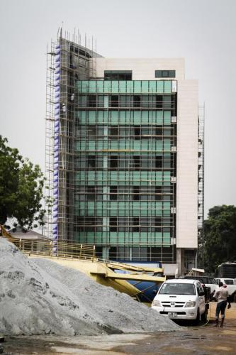 Tiling Works at Huawei Building